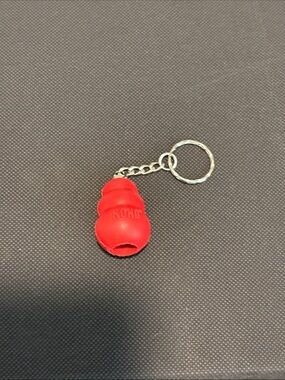 Kong Red Mini Rubber Keychain
